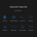 Mini Cylinder Smart LCD USB Lighter