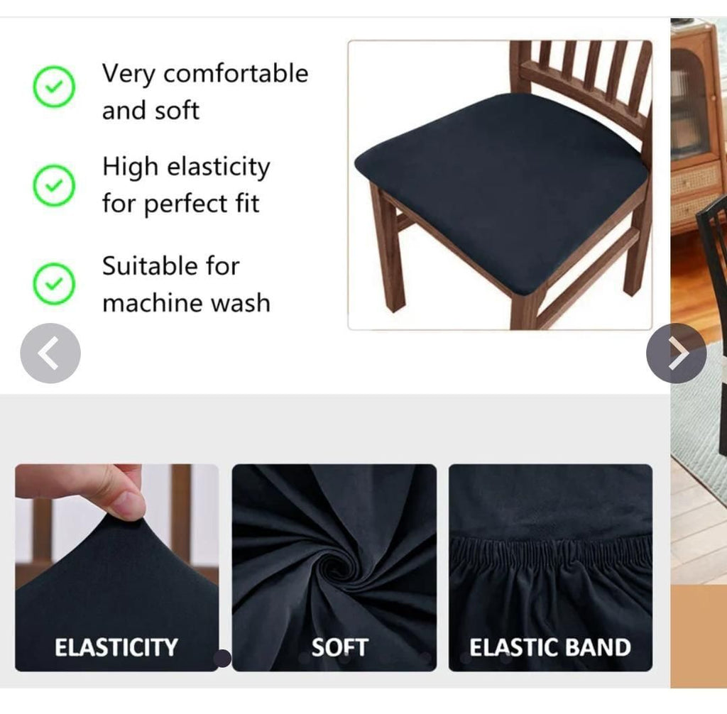 Chair Seat Covers Pack of 4