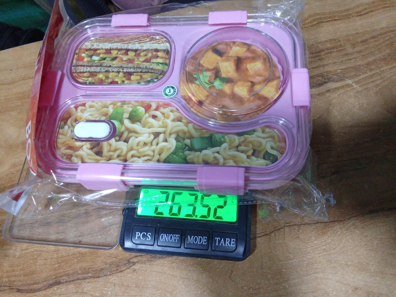 New 3 Compartment Tiffin Box