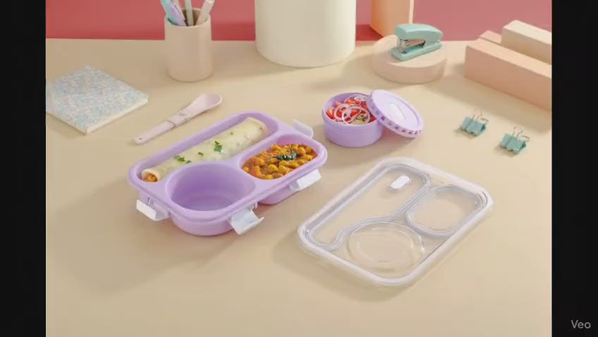 New 3 Compartment Tiffin Box