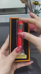 Mini Cylinder Smart LCD USB Lighter